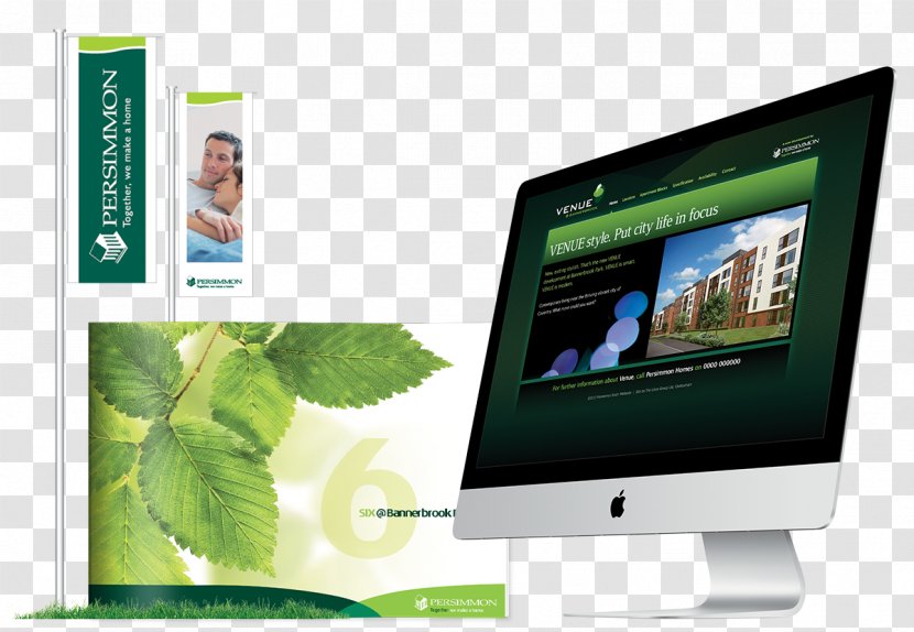 Brand Persimmon Plc Computer Monitors Advertising - Marketing Transparent PNG