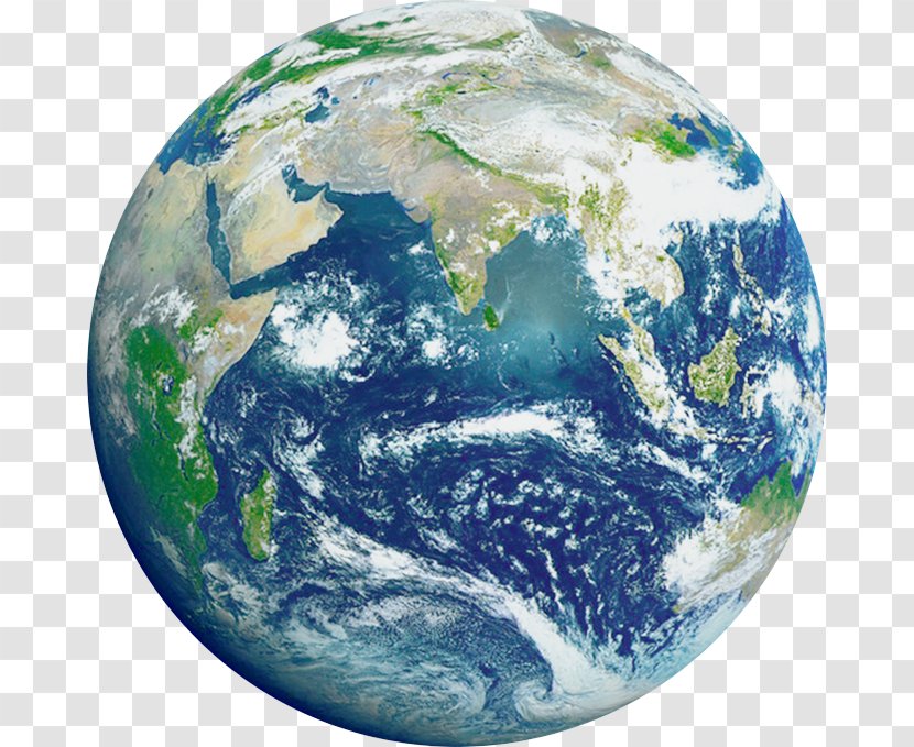 Earth The Blue Marble Space Planet Weather Satellite - Atmosphere Transparent PNG