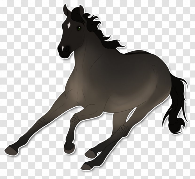 Mustang Foal Stallion Colt Mare - Bridle Transparent PNG