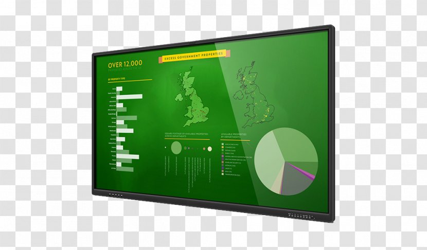 Display Device Computer Interactive Whiteboard Multimedia All-in-One - Advertising Transparent PNG
