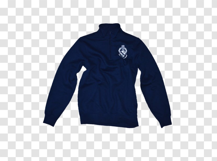 Jacket T-shirt Sweater Blue Polo Neck - T Shirt Transparent PNG
