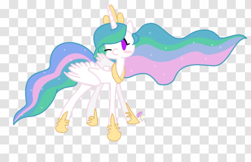 Pony Princess Celestia DeviantArt Drawing - Flower - Handmade Vector Transparent PNG