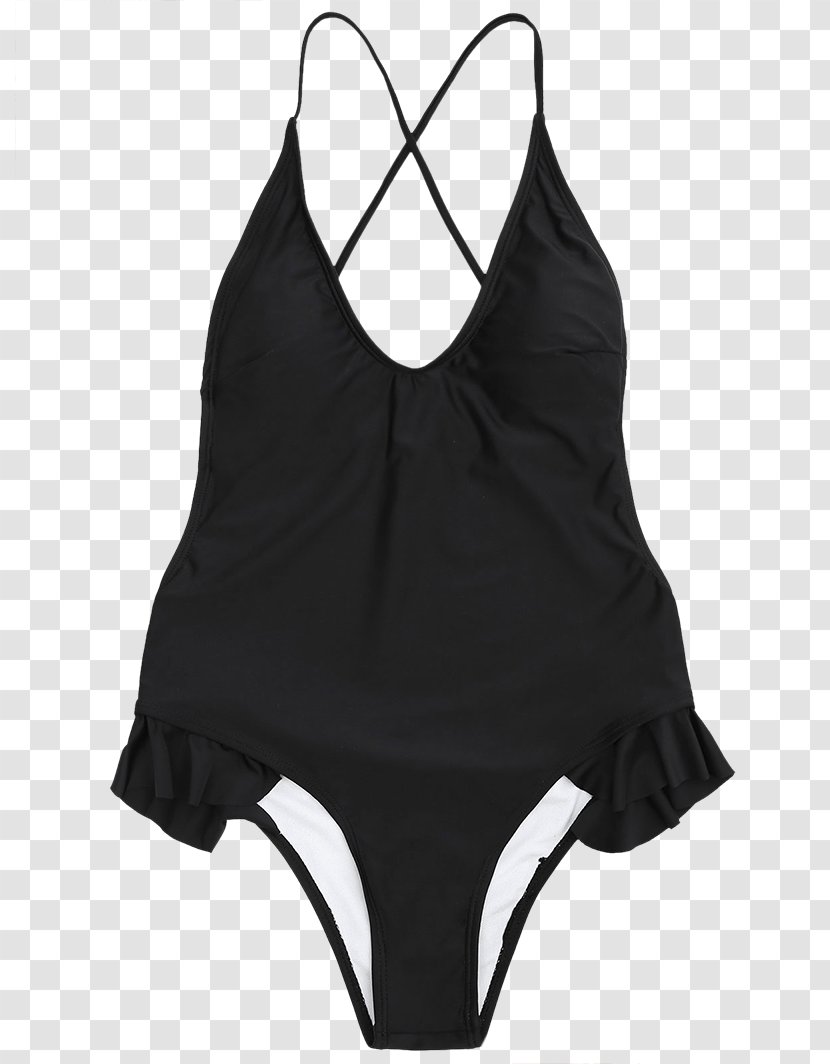 One-piece Swimsuit T-shirt Bra Nylon - Silhouette Transparent PNG