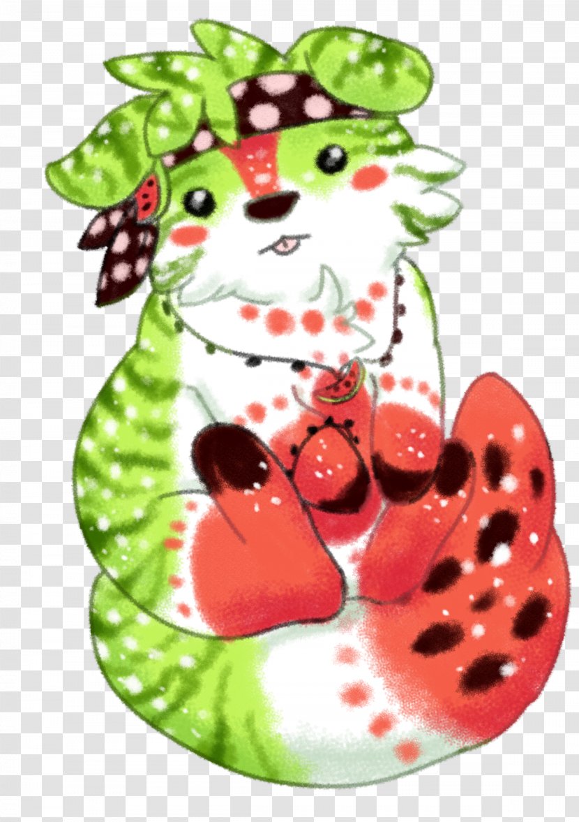 Strawberry Clip Art Illustration Christmas Ornament Day - Fruit - Melon Collie Transparent PNG