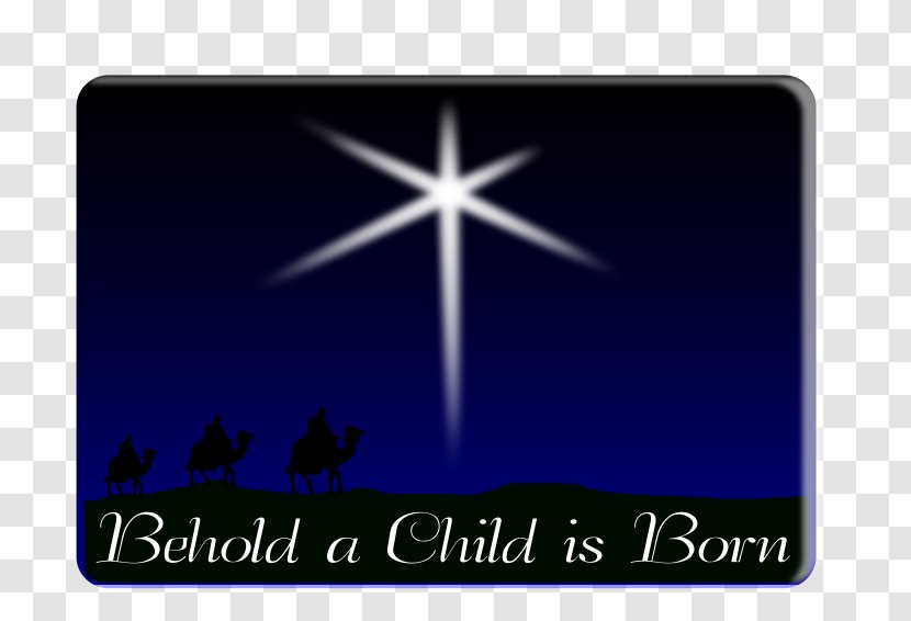 Star Of Bethlehem Clip Art - Logo - Nativity Vector Transparent PNG