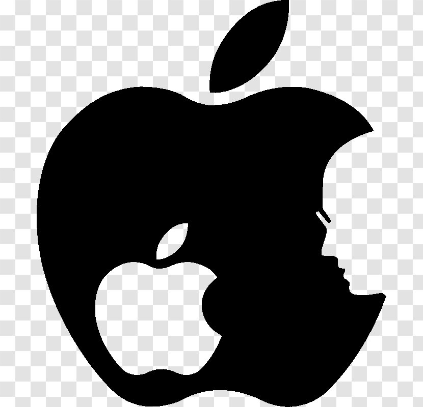 Apple Logo Decal Think Different - Steve Jobs Transparent PNG