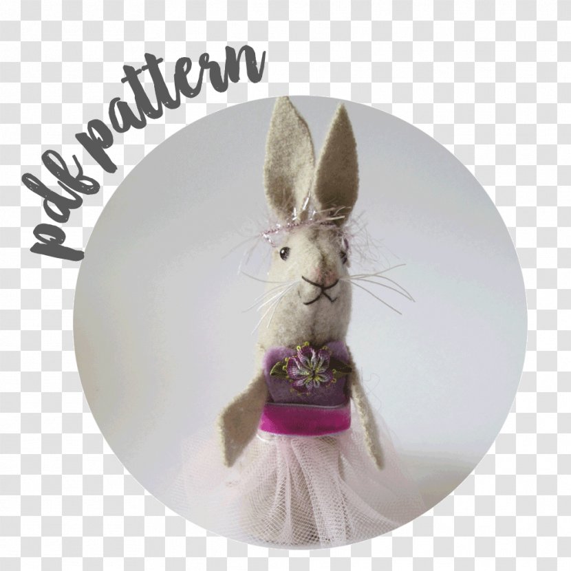 Easter Bunny Rabbit Hare - Finger Puppet Transparent PNG
