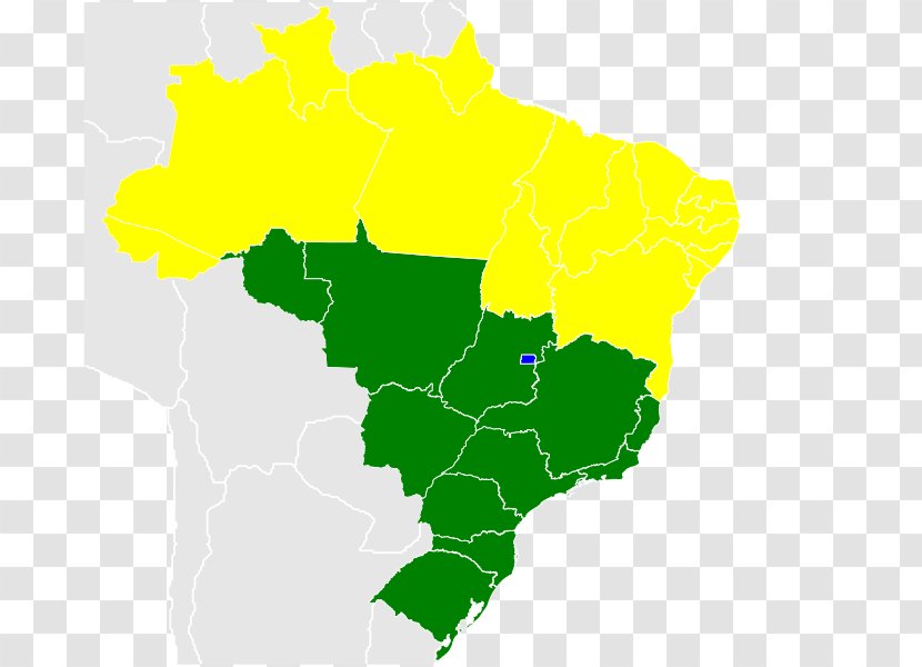 Brazil Blank Map - Income Transparent PNG