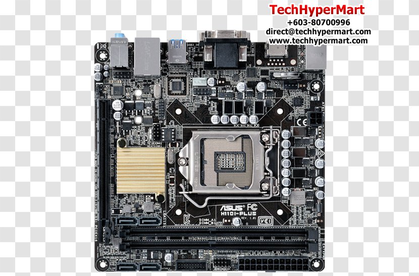Intel LGA 1151 Mini-ITX CPU Socket Motherboard - Electronic Engineering - Mini Market Transparent PNG