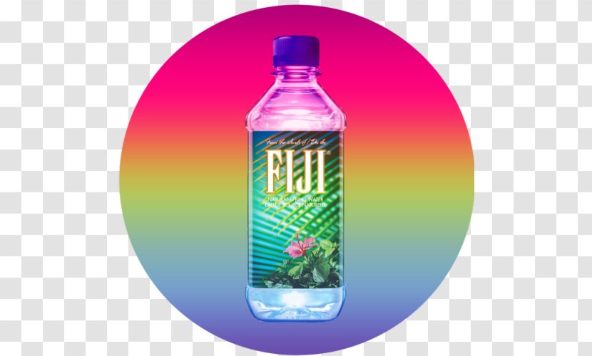 Water Bottles Fiji Aesthetics Mineral - Miami Vice Transparent PNG