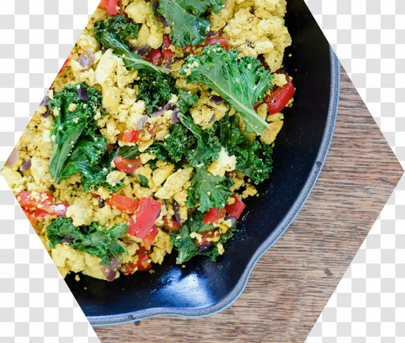 Vegetarian Cuisine Food Veggie Burger Recipe Vegetable - Dish - Scrambled Eggs Transparent PNG