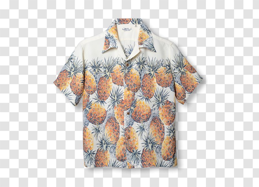 T-shirt Clothing Sleeve Blouse Outerwear - Tshirt - Pineapple Border Transparent PNG