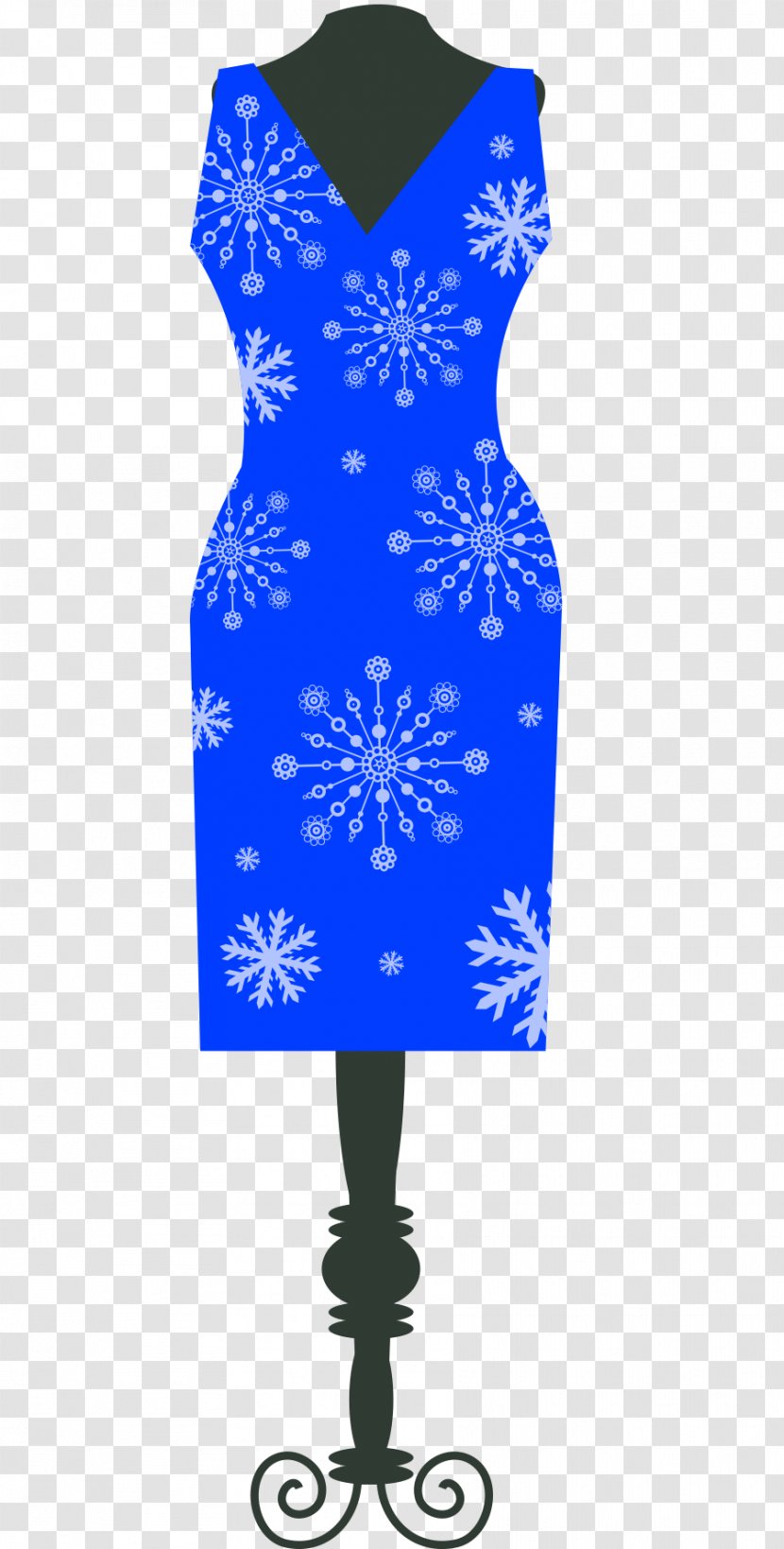Clothing Dress Clothes Hanger - Cobalt Blue - Vector Skirt Women For Transparent PNG