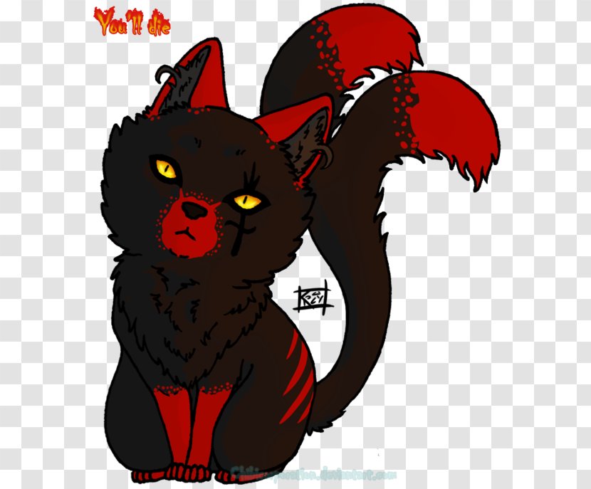 Whiskers Cat Demon Illustration Clip Art Transparent PNG