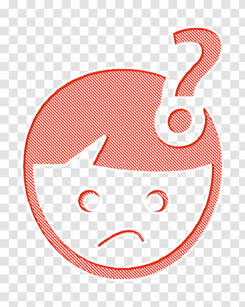 Icon Doubt Icon Doubtful Face Icon Transparent PNG