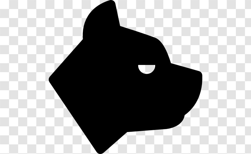 Pit Bull Rottweiler Bulldog Dobermann Clip Art - Black - Puppy Transparent PNG