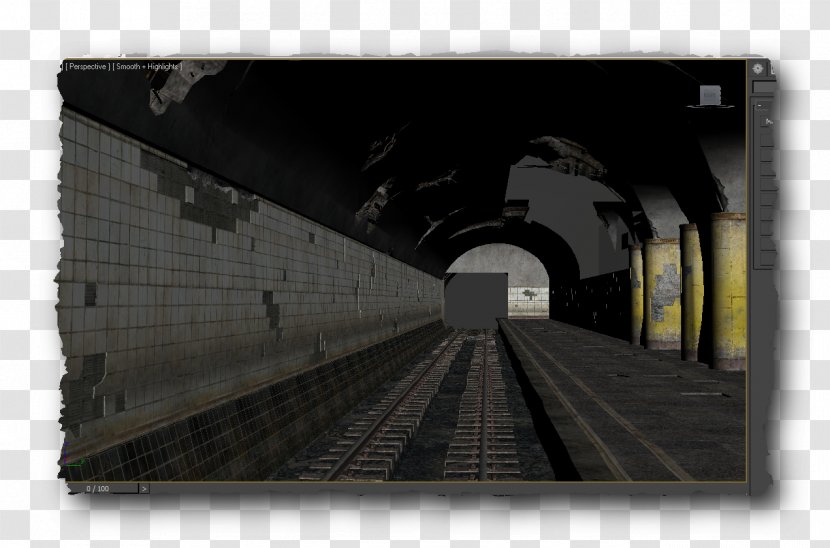 Infrastructure Tunnel Angle Minute Iron Man - Track - Metro Transparent PNG