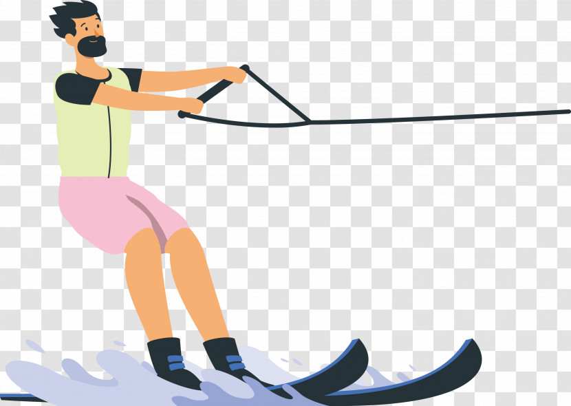 Joint Ski Pole Shoe Line Skiing Transparent PNG
