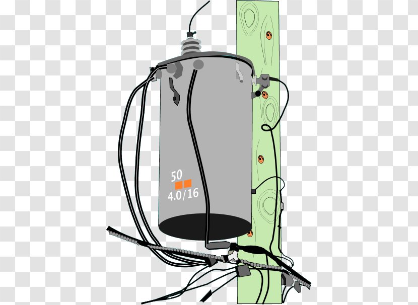 Transformer Electricity Utility Pole Electrical Engineering Clip Art - Power Transparent PNG