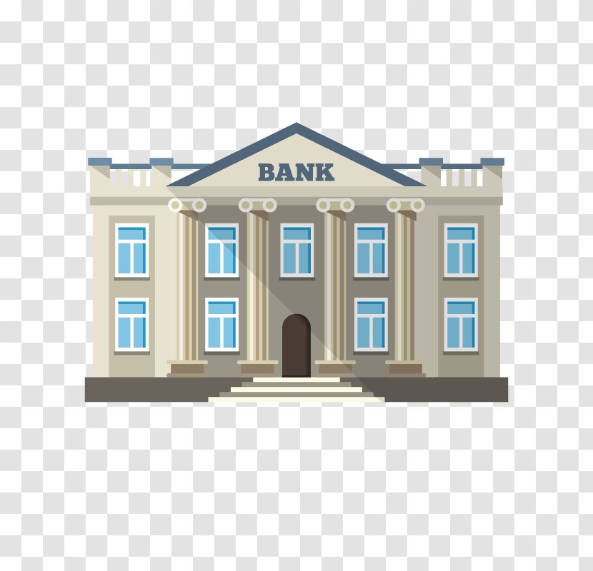 State Bank Of India Building Clip Art - Finance - Vector House Transparent PNG
