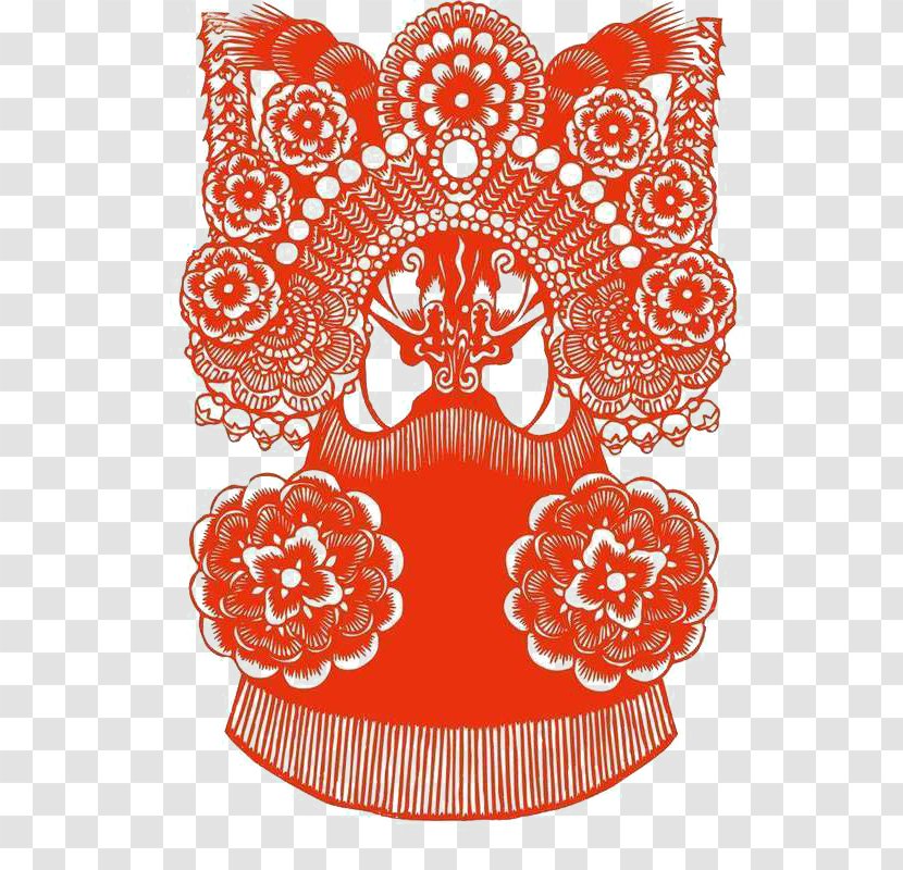 China Chinese Paper Cutting Peking Opera Papercutting - Silhouette - Traditional Art Of Style Paper-cut Material Transparent PNG