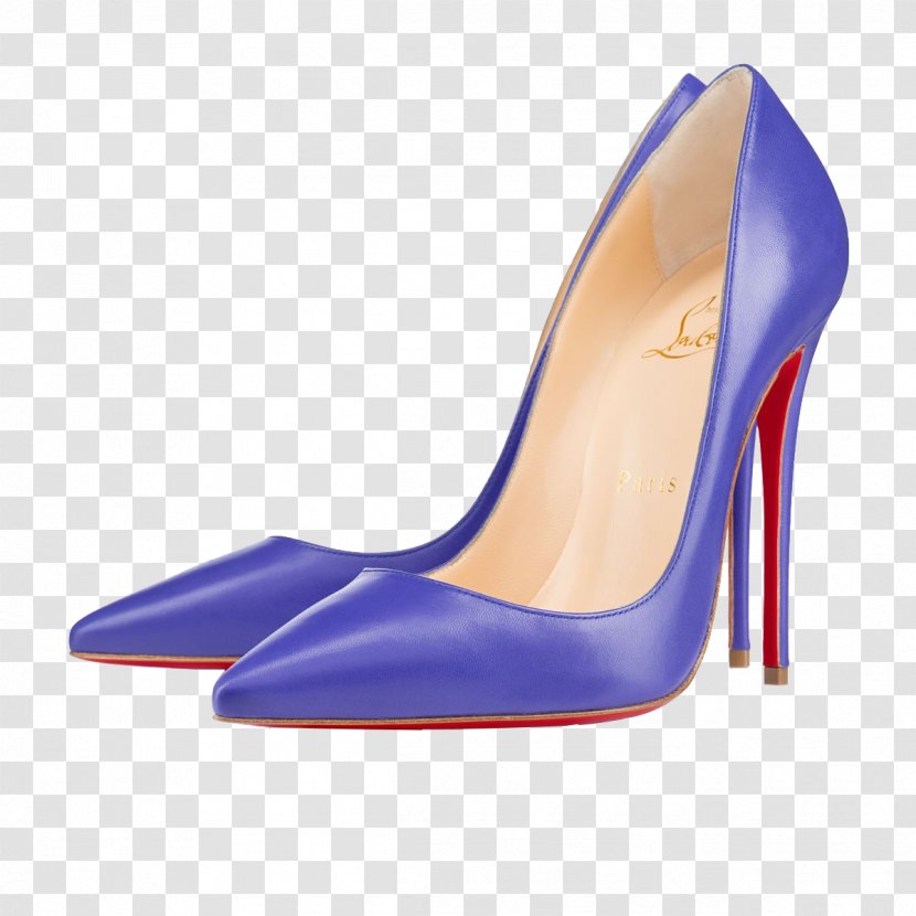 High-heeled Footwear Court Shoe Blue Patent Leather - Lady Purple High Heels Transparent PNG