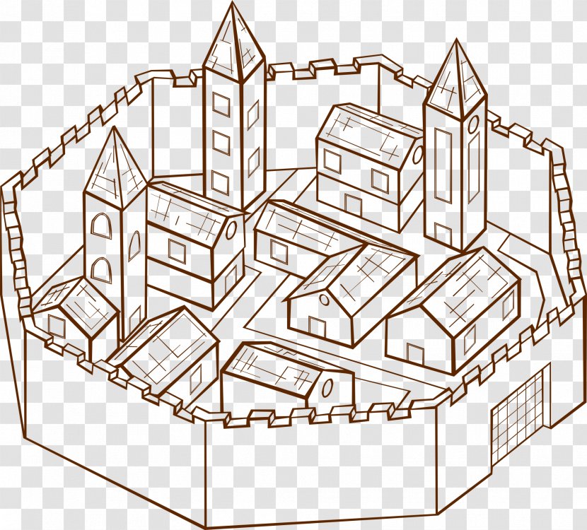 City Map Defensive Wall Clip Art - Symbol - Town Transparent PNG