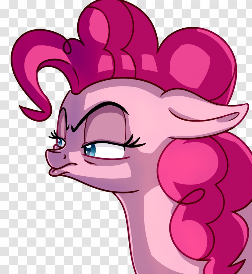 Pinkie Pie Pony Twilight Sparkle Fluttershy Hasbro Face! - Heart - Watercolor Transparent PNG