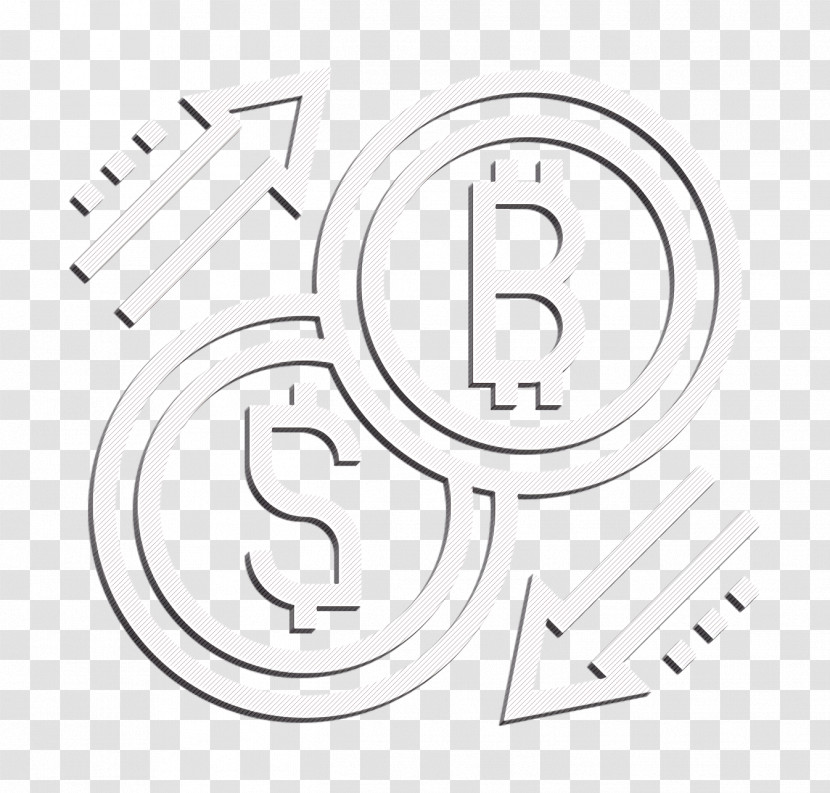 Blockchain Icon Exchange Icon Bitcoin Icon Transparent PNG