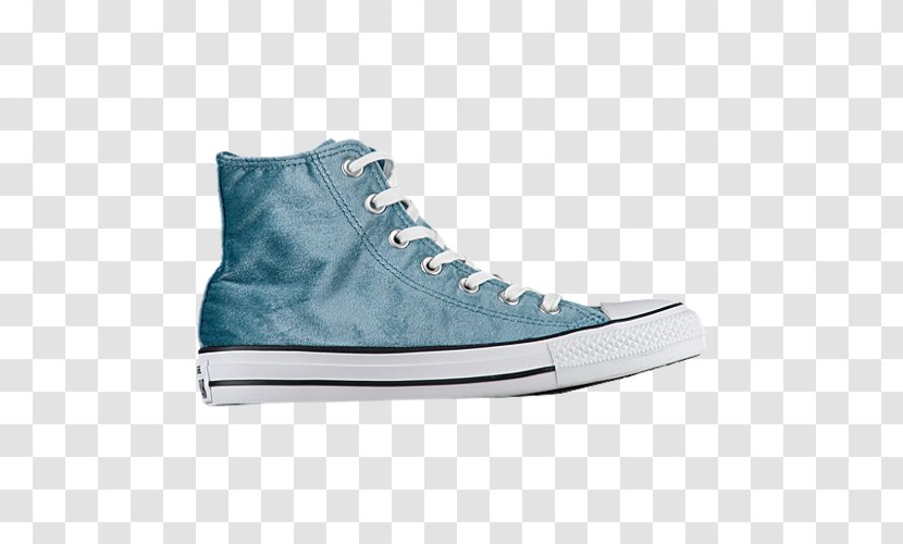 Sports Shoes Chuck Taylor All-Stars Converse All Star Velvet Hi - Ox - Womens Basketball 557932F607Teal Tennis For Women Transparent PNG