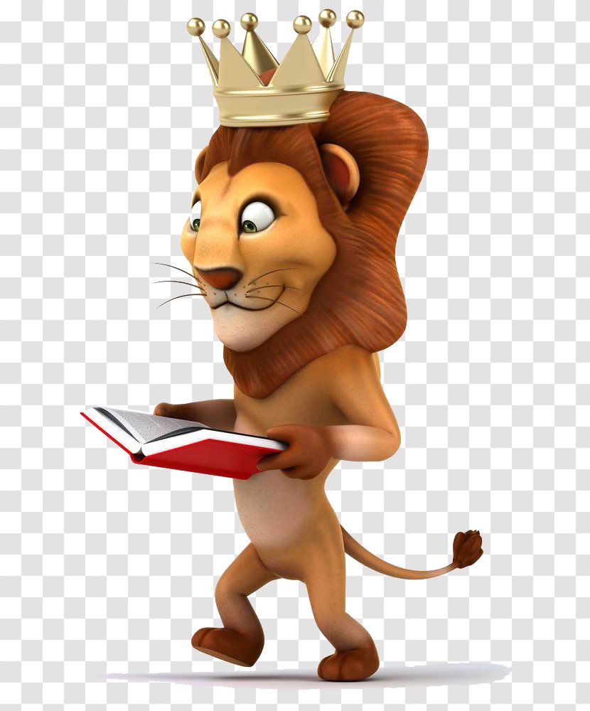 Lion Stock Photography Cartoon - Animation - Lions Reading Transparent PNG