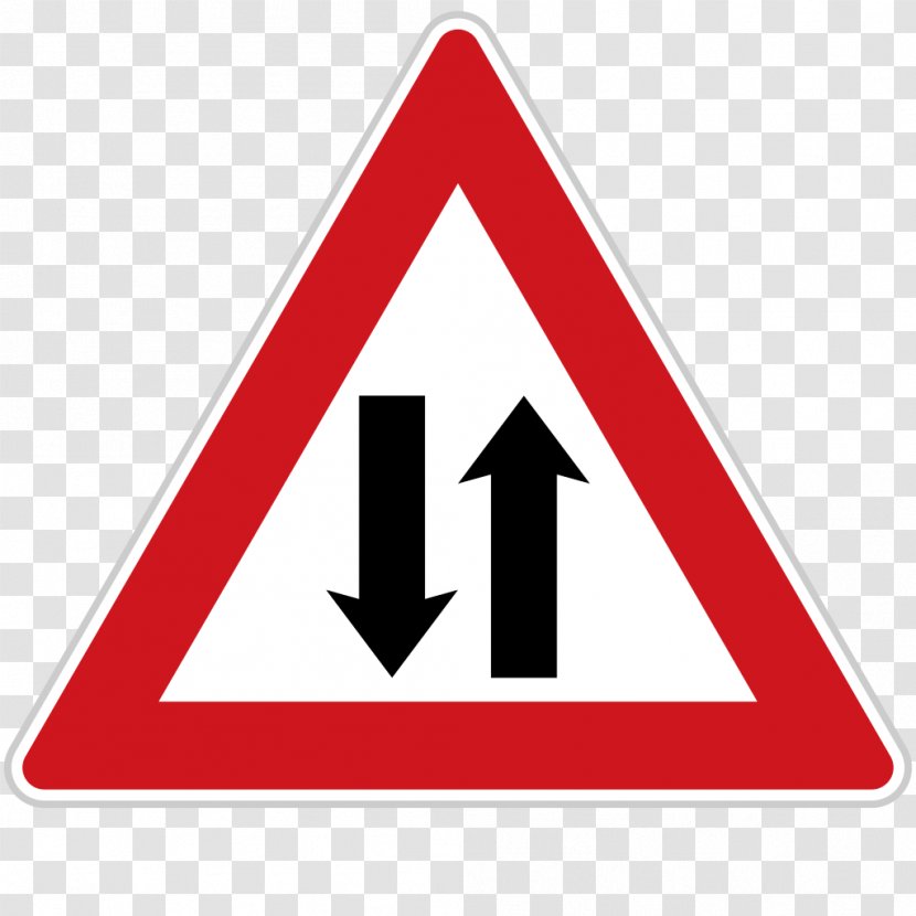 Vector Graphics Traffic Sign Royalty-free Illustration Level Crossing - Triangle - Two Way Road Transparent PNG