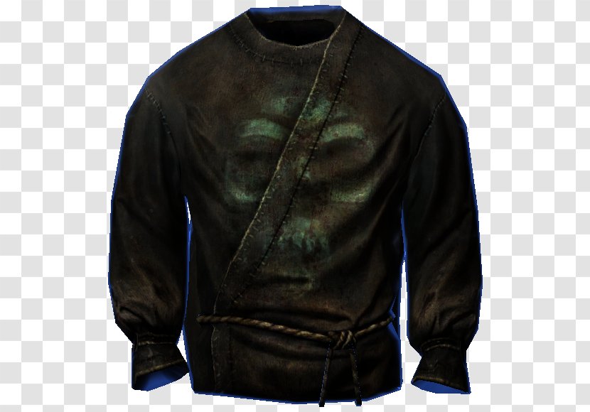 The Elder Scrolls V: Skyrim Robe Leather Jacket Clothing Necromancy - Material Transparent PNG