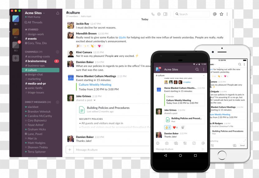 Slack Messaging Apps Business Transparent PNG
