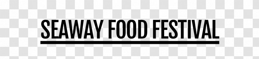 Logo Brand Font - Monochrome - Food Carnival Transparent PNG