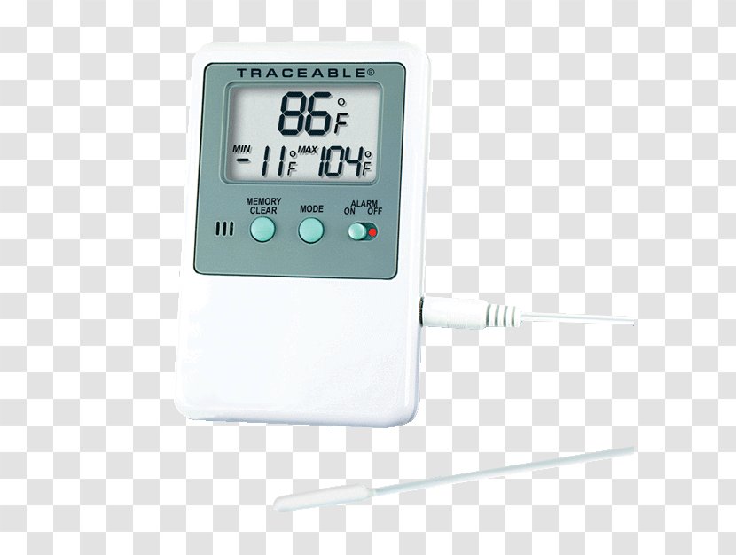 Thermometer Temperature Data Logger Measurement Sensor - Refrigerator - Positive Display Transparent PNG