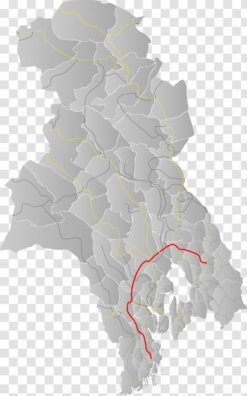 Gjerdrum Map Transparent PNG