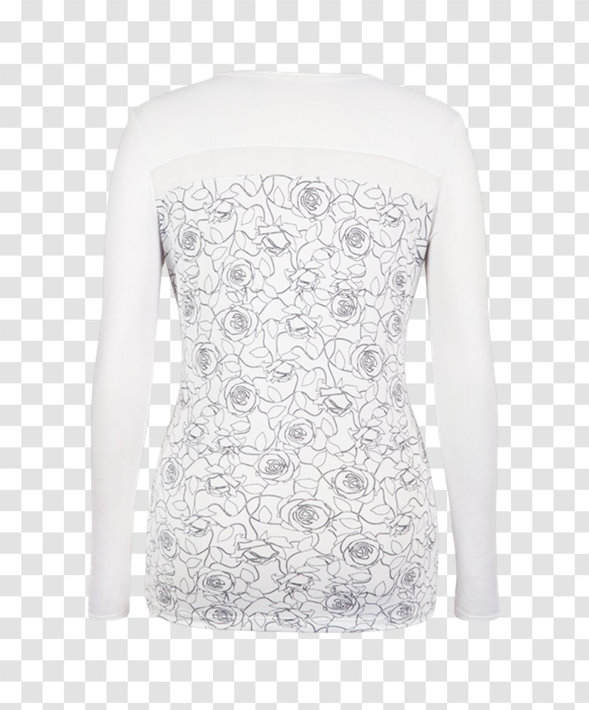 Long-sleeved T-shirt Shoulder Blouse - Sleeve Transparent PNG