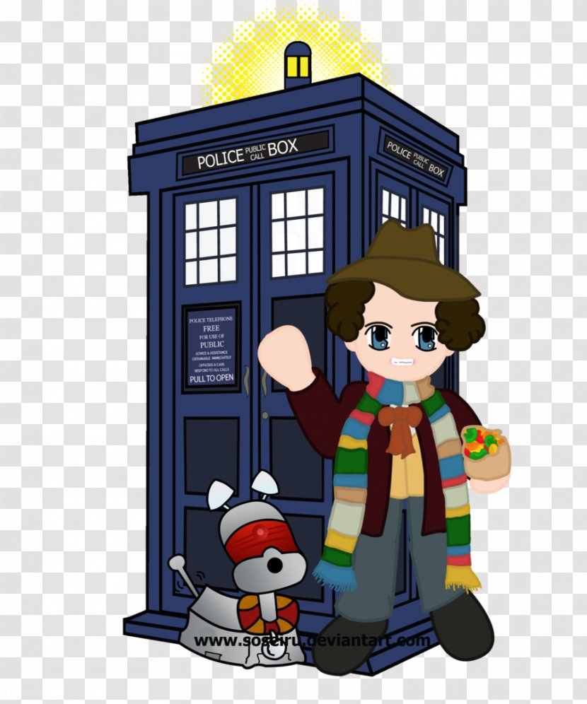 Doctor TARDIS Sonic Screwdriver Digital Art - Cartoon - Fourth Transparent PNG