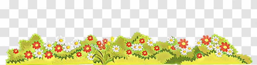Meadow Wildflower Grass Plant Flower - Cartoon Transparent PNG