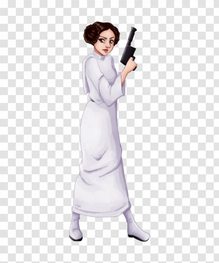 Character Figurine Fiction - Star Wars Leia Transparent PNG