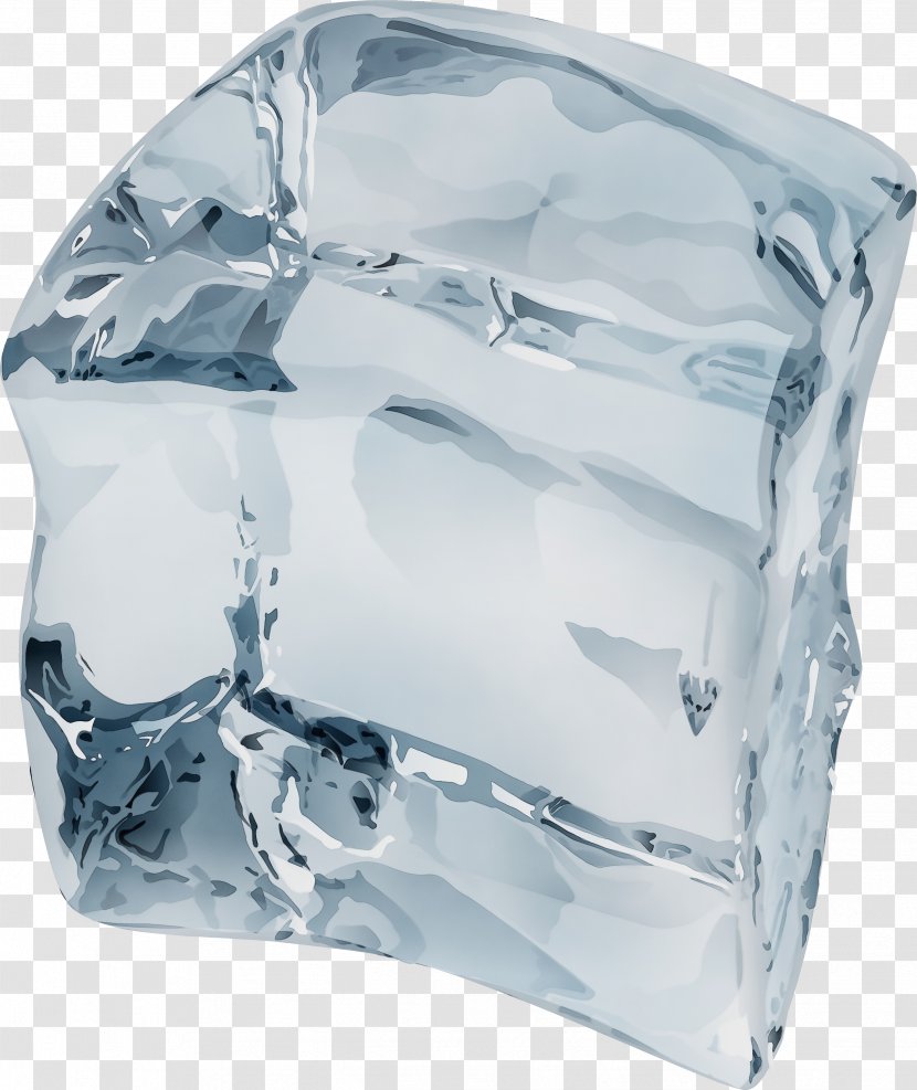 Watercolor Cartoon - Ice - Crystal Transparent PNG