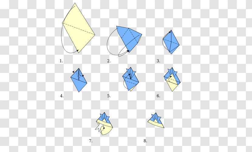 Line Point Triangle - Microsoft Azure - Origami Style Border Transparent PNG
