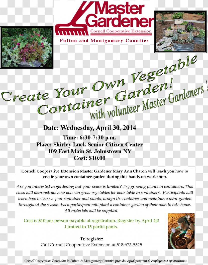 Master Gardener Program Font - Advertising - Text Transparent PNG