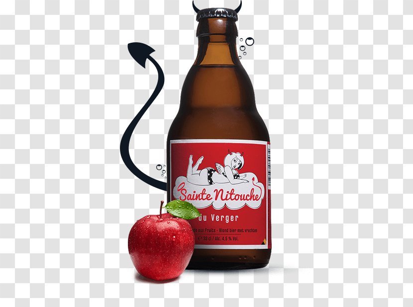 Beer Bottle Sainte Nitouche Witbier Brewery - Drink Transparent PNG
