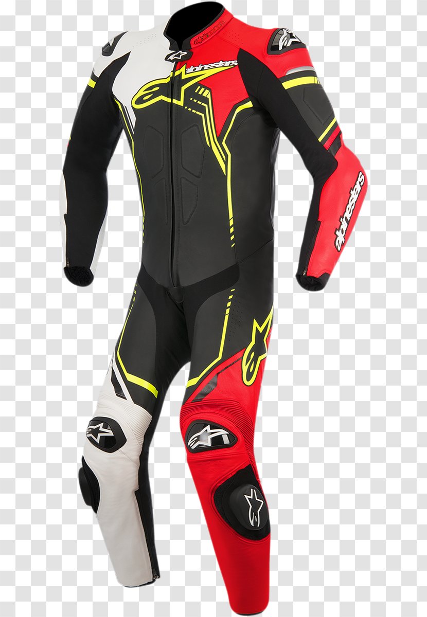 Alpinestars Racing Suit Motorcycle Leather - Motorcycling Transparent PNG
