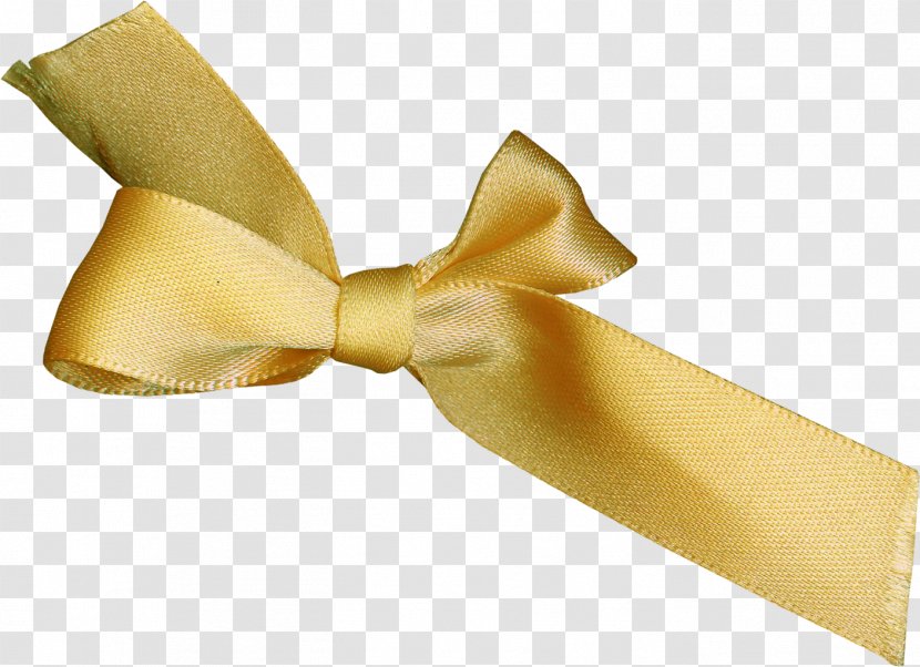 Yellow Ribbon Bow Tie - Purple Transparent PNG