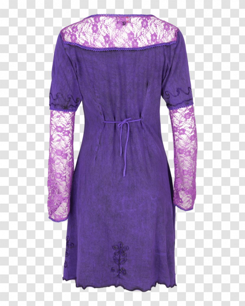 Sleeve Dress - Lilac Transparent PNG