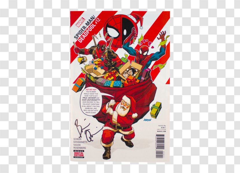 Spider-Man/Deadpool Vol. 1: Isn't It Bromantic Spider-man / Deadpool Classic 18: Vs. Marvel - Christmas Ornament Transparent PNG
