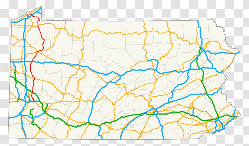 U.S. Route 19 In Pennsylvania 62 Road Map Transparent PNG